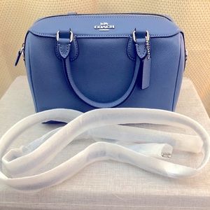 NWOT Coach Mini Bennet - Periwinkle